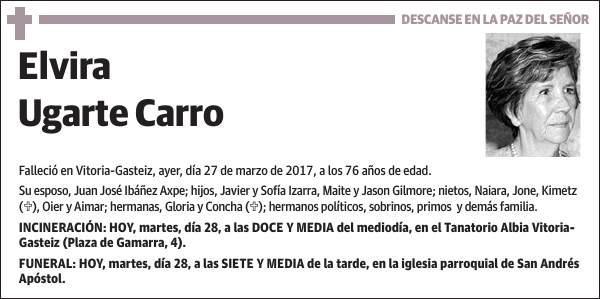 Elvira Ugarte Carro