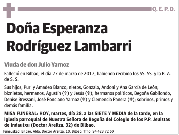 Esperanza Rodríguez Lambarri