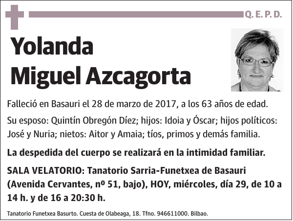 Yolanda Miguel Azcagorta