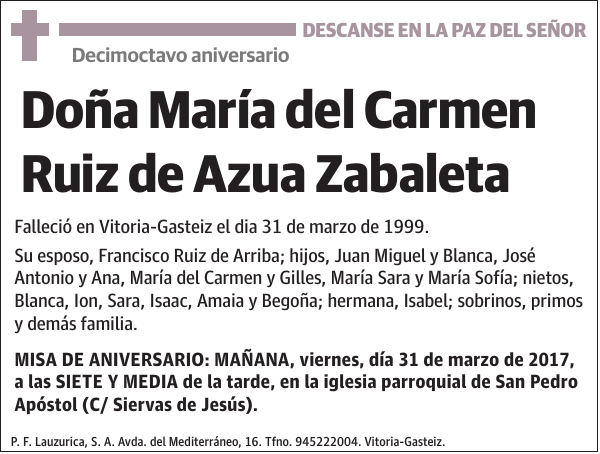 María del Carmen Ruiz de Azua Zabaleta