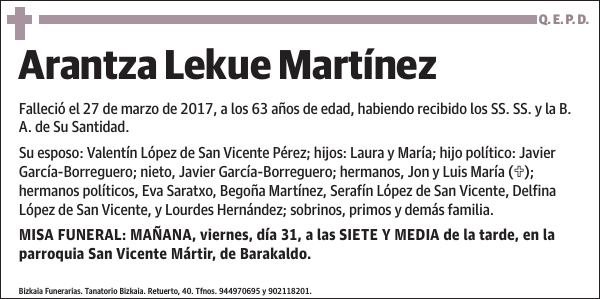 Arantza Lekue Martínez