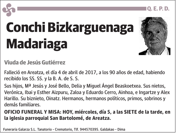 Conchi Bizkarguenaga Madariaga