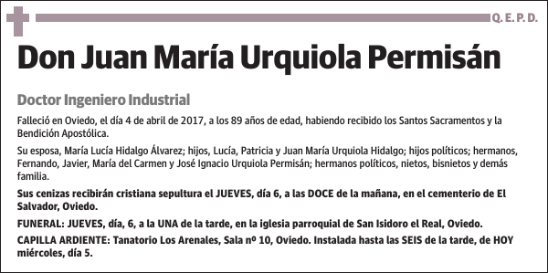 Juan María Urquiola Permisán