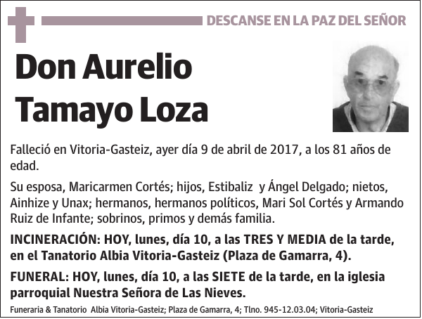 Aurelio Tamayo Loza