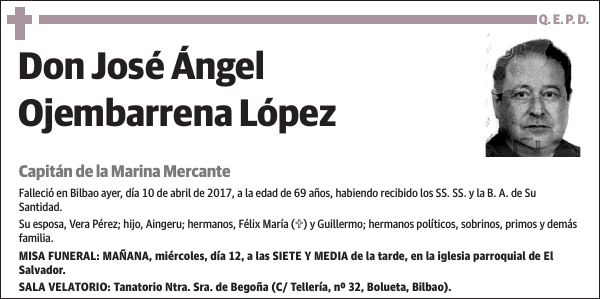 José Ángel Ojembarrena López