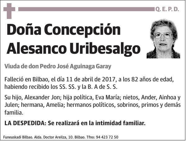 Concepción Alesanco Uribesalgo