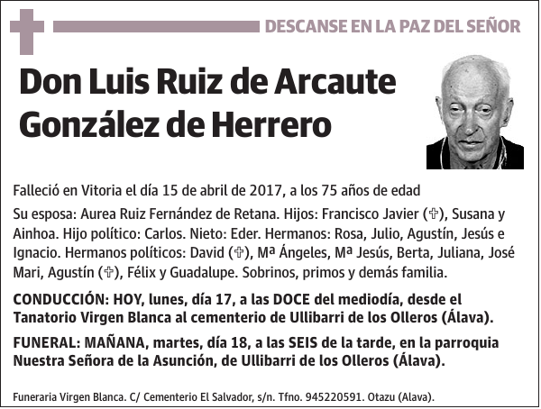 Luis Ruiz de Arcaute González de Herrero