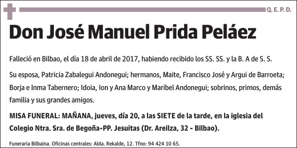 José Manuel Prida Peláez