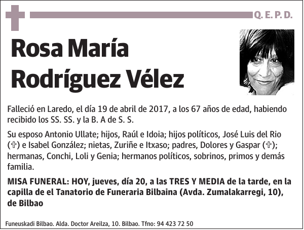 Rosa María Rodríguez Vélez