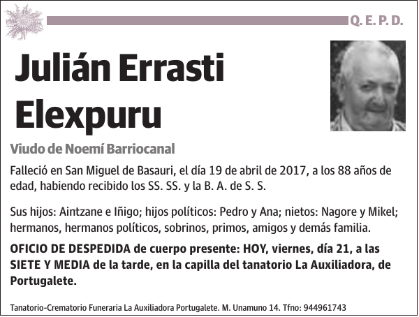 Julián Errasti Elexpuru