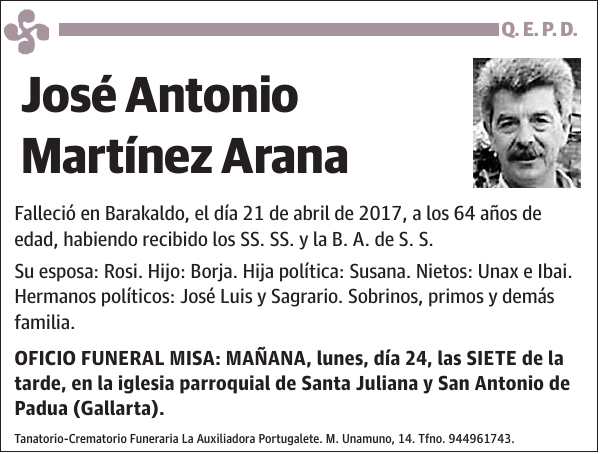 José Antonio Martínez Arana