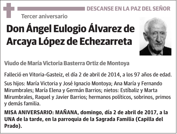 Ángel Eulogio Álvarez de Arcaya López de Echezarreta