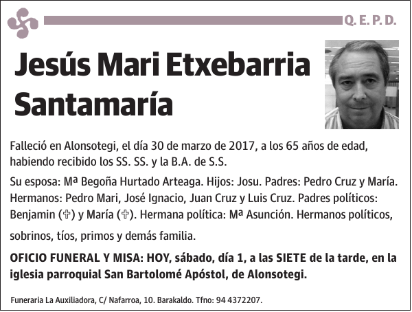 Jesús Mari Etxebarria Santamaría