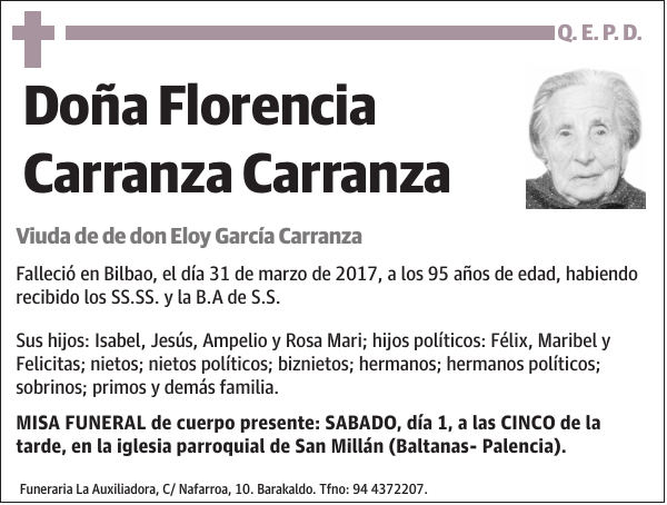 Florencia Carranza Carranza