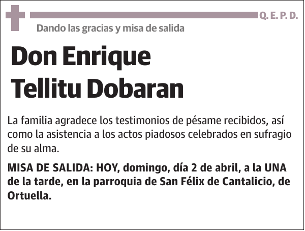 Enrique Tellitu Dobaran