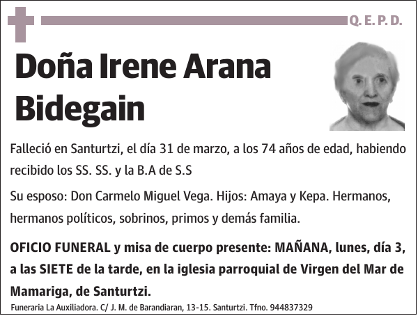 Irene Arana Bidegain