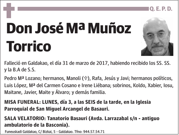 José Mª Muñoz Torrico