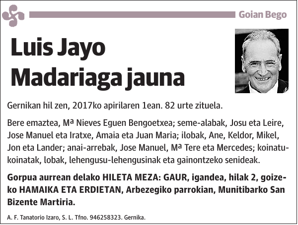 Luis Jayo Madariaga