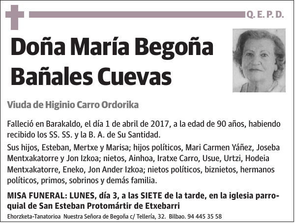 María Begoña Bañales Cuevas