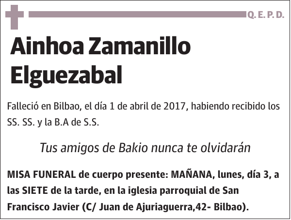 Ainhoa Zamanillo Elguezabal