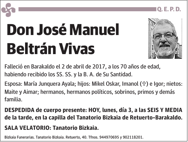 José Manuel Beltrán Vivas