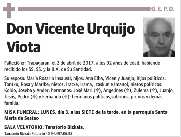 Vicente Urquijo Viota