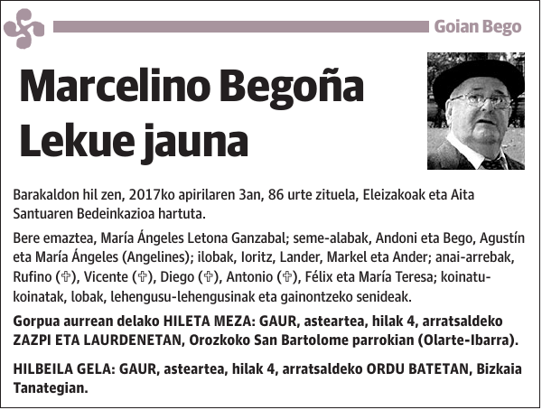 Marcelino Begoña Lekue