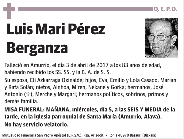 Luis Mari Pérez Berganza