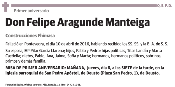 Felipe Aragunde Manteiga