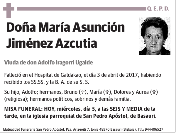 María Asunción Jiménez Azcutia