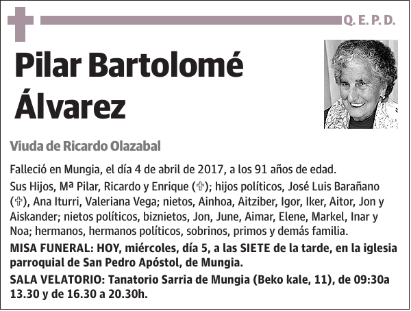 Pilar Bartolomé Álvarez