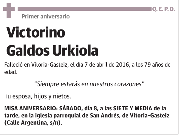 Victorino Galdos Urkiola