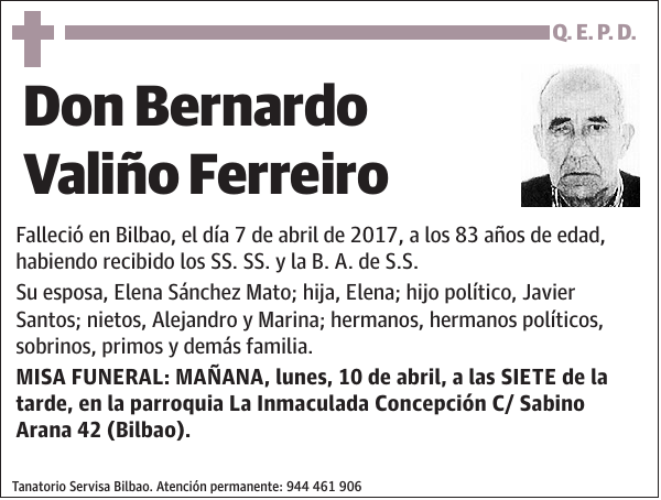 Bernardo Valiño Ferreiro