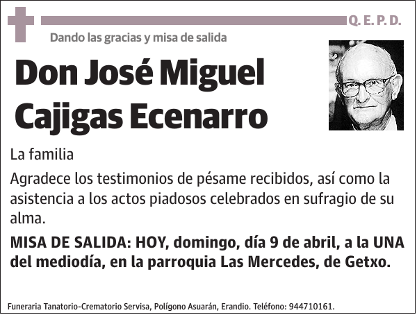 José Miguel Cajigas Ecenarro