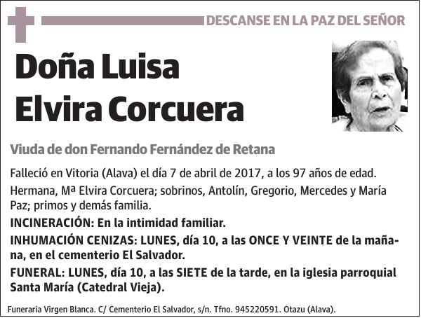 Luisa Elvira Corcuera