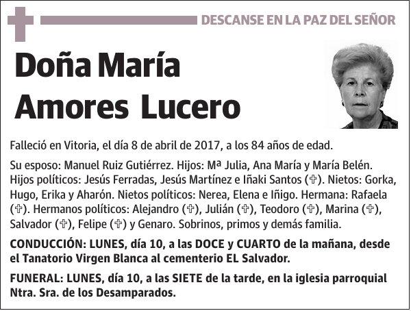 María Amores Lucero