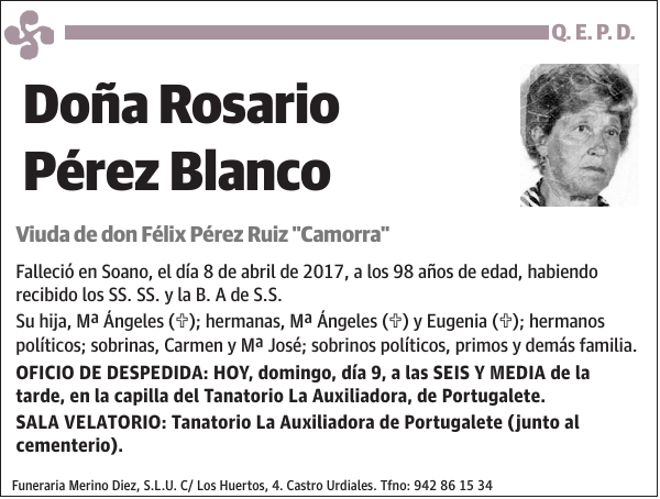 Rosario Pérez Blanco