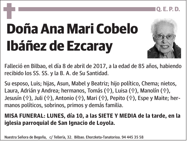 Ana Mari Cobelo Ibáñez de Ezcaray