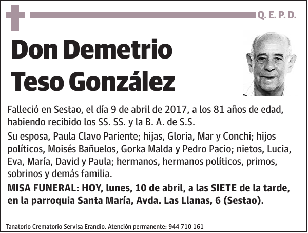 Demetrio Teso González