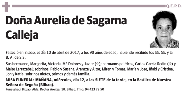 Aurelia de Sagarna Calleja