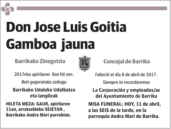 Jose Luis Goitia Gamboa