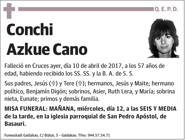 Conchi Azkue Cano