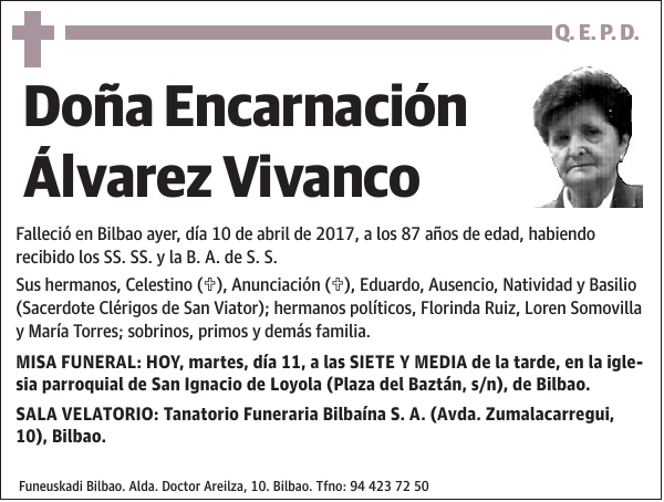 Encarnación Álvarez Vivanco