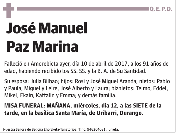 José Manuel Paz Marina