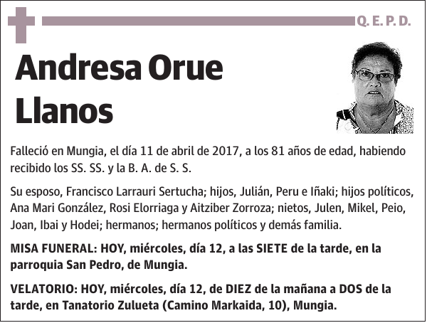 Andresa Orue Llanos