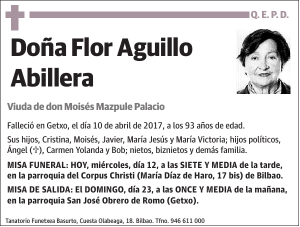 Flor Aguillo Abillera