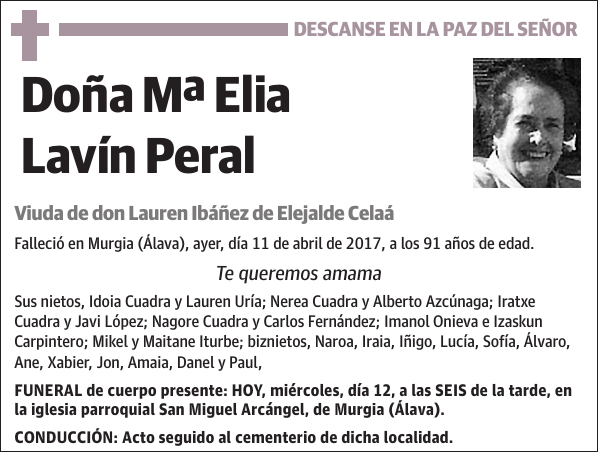 Mª Elia Lavín Peral