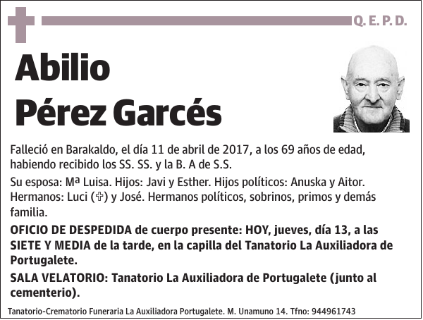 Abilio Pérez Garcés