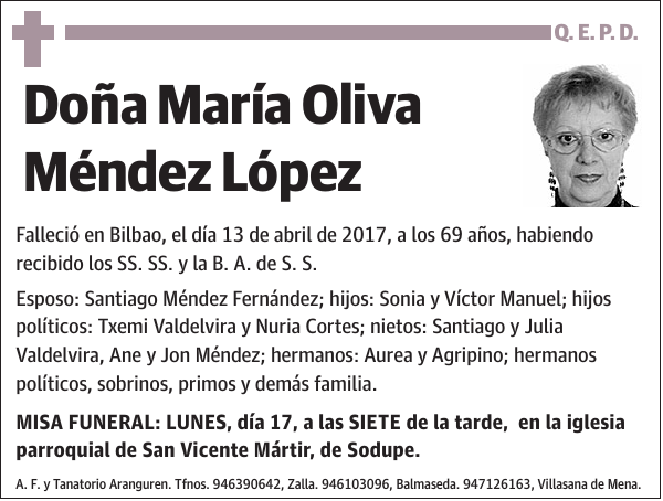 María Oliva Méndez López