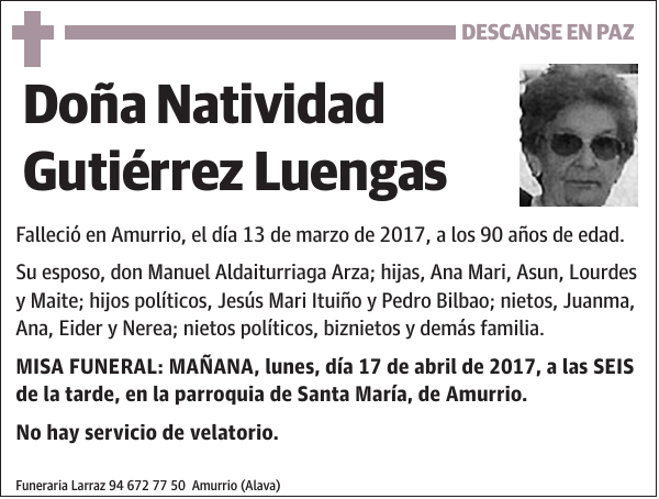 Natividad Gutiérrez Luengas